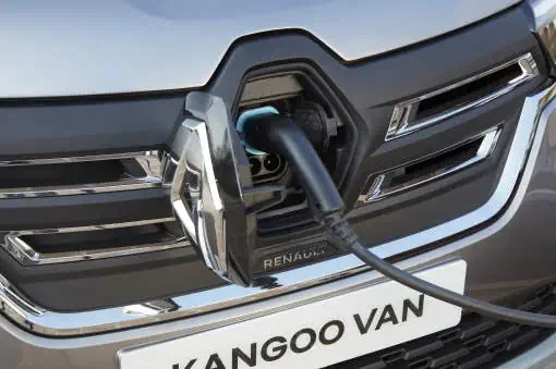 Renault emblem bruges som opladningssted